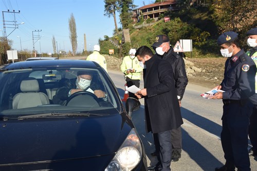 Bakanlığımız tarafından uygulanan 'Bi Hareketine Bakar Hayat' adlı proje Kapsamında İlçemizde Emniyet Kemeri Denetimi Yapıldı